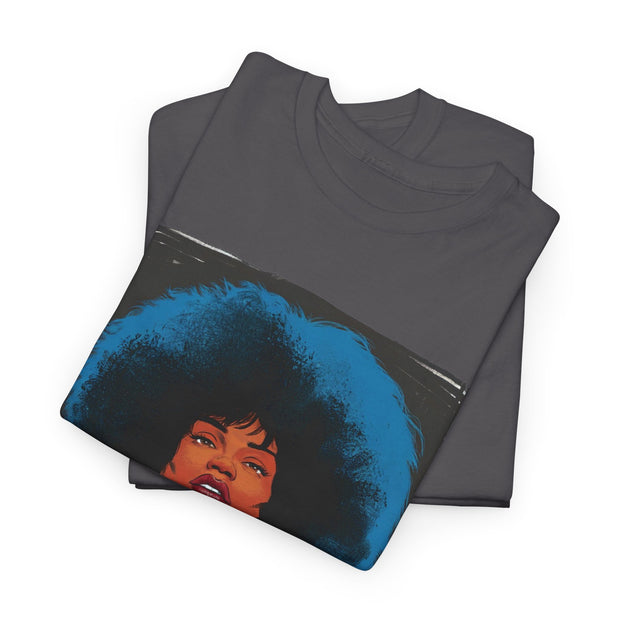 Afro Mama Unisex Heavy Cotton Tee - Unique & Bold - Under the Stars Babe