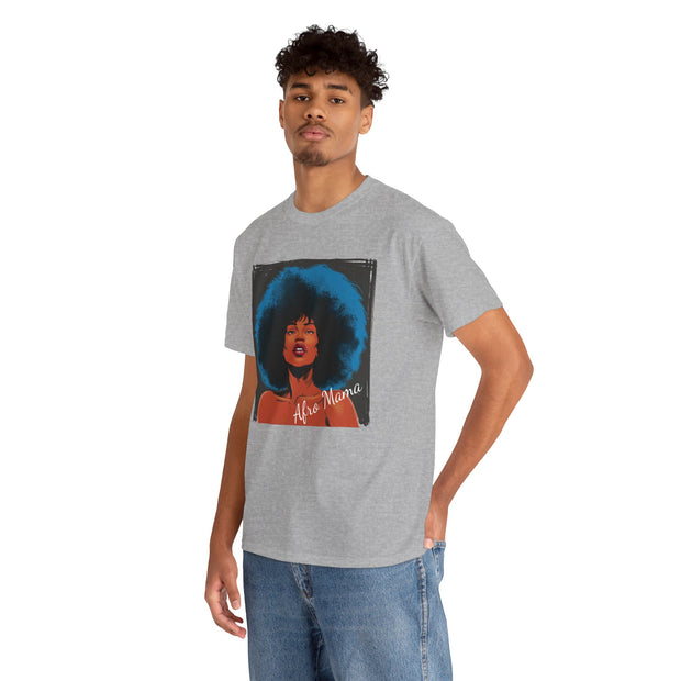 Afro Mama Unisex Heavy Cotton Tee - Unique & Bold - Under the Stars Babe