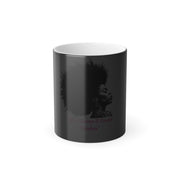 Color Morphing Mug - Afro Kisses & Cocoa Wishes Personalized Coffee Cup, Black History Month Gift