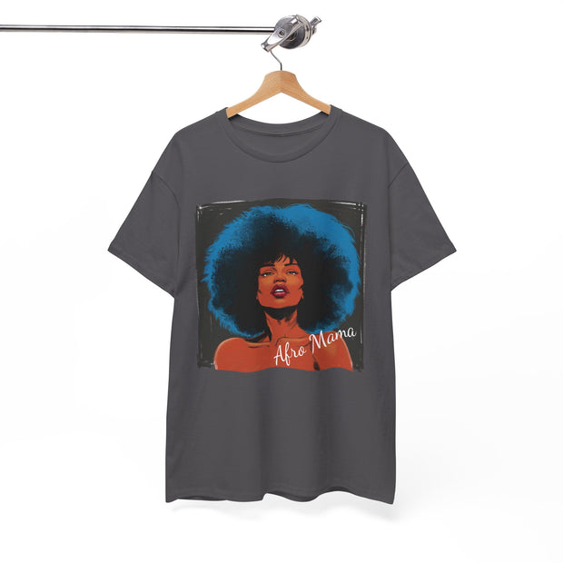 Afro Mama Unisex Heavy Cotton Tee - Unique & Bold - Under the Stars Babe