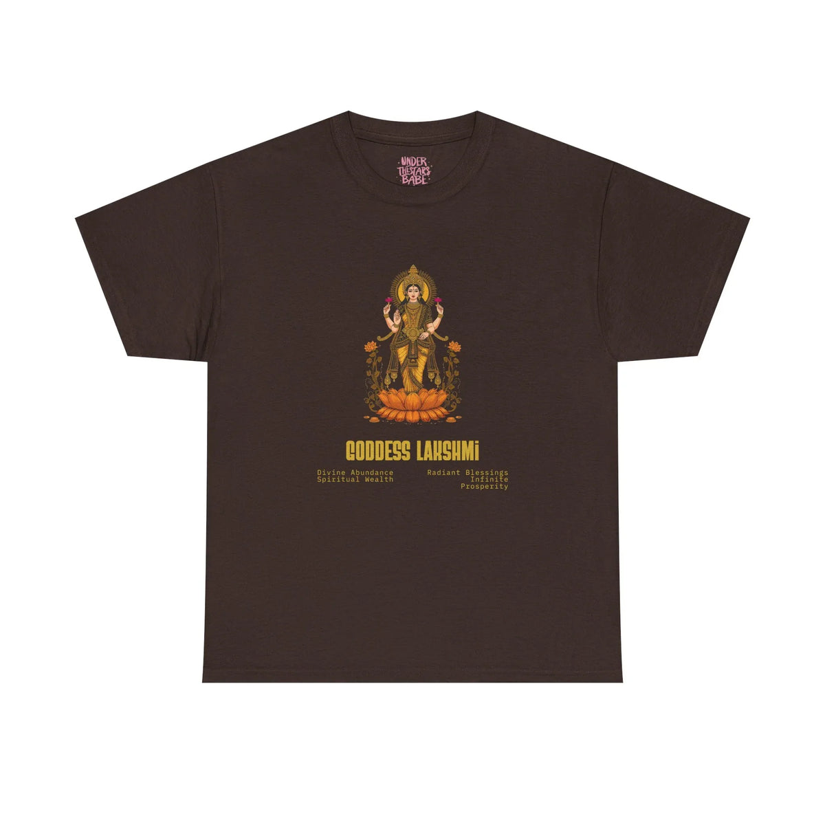 Goddess Lakshmi Abundance & Blessings Tee - underthestarsbabe