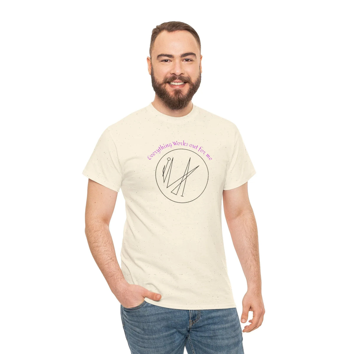 Everything Works Out For Me Sigil Energy Tee - underthestarsbabe