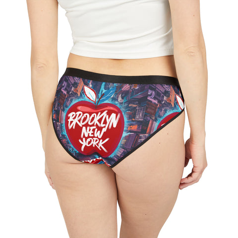 Brooklyn NY Apple Design Women's Briefs - Under The Stars Babe