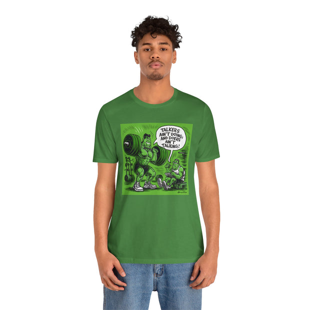 Doers Talkers Unisex Jersey Tee - Motivational & Bold - Under the Stars Babe