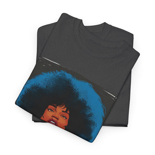 Afro Mama Unisex Heavy Cotton Tee - Unique & Bold - Under the Stars Babe