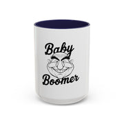 Baby Boomer Accent Coffee Mug 11-15oz - Retro Cool - Under the Stars Babe