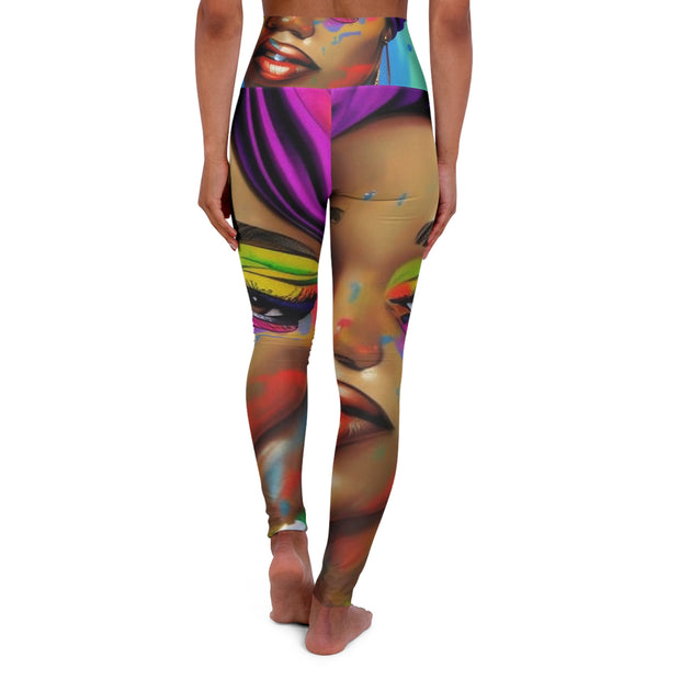 Sherine High-Waisted Yoga Leggings - Sleek & Comfortable - Under the Stars Babe
