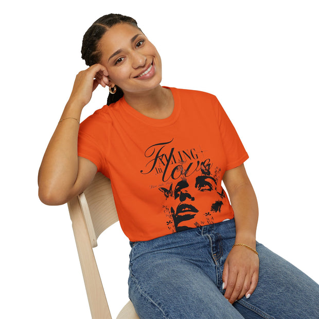 Falling in Love Unisex Softstyle T-Shirt - Romantic & Soft - Under the Stars Babe