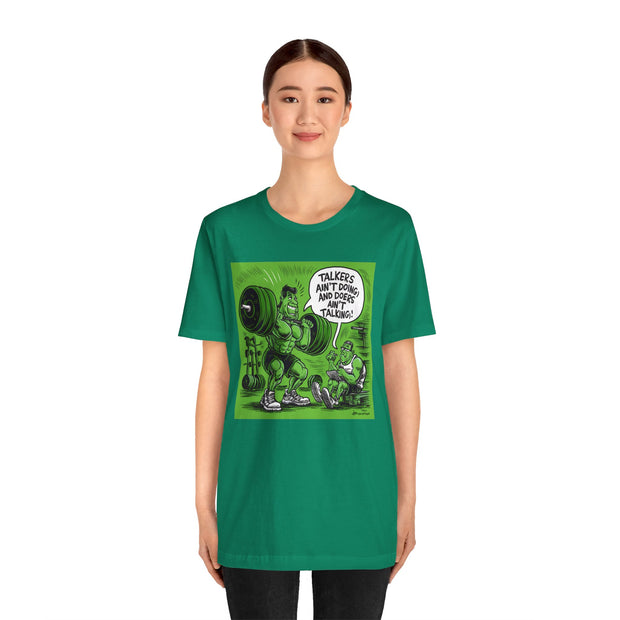 Doers Talkers Unisex Jersey Tee - Motivational & Bold - Under the Stars Babe