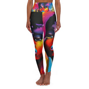Tasha High Waisted Yoga Leggings (AOP)
