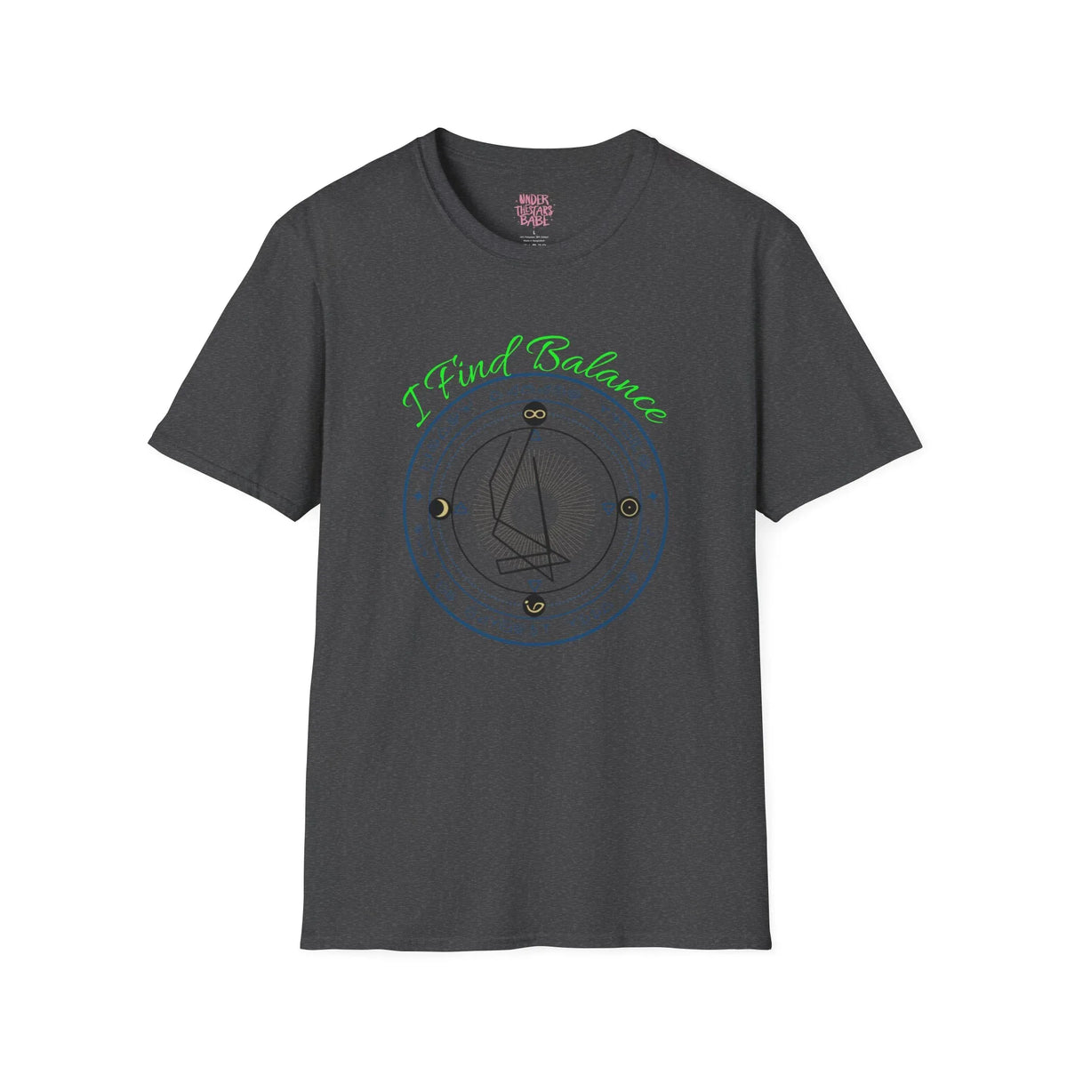 I Find Balance Sigil T-Shirt — Sigil Symbol Graphic Tee Shirt - underthestarsbabe