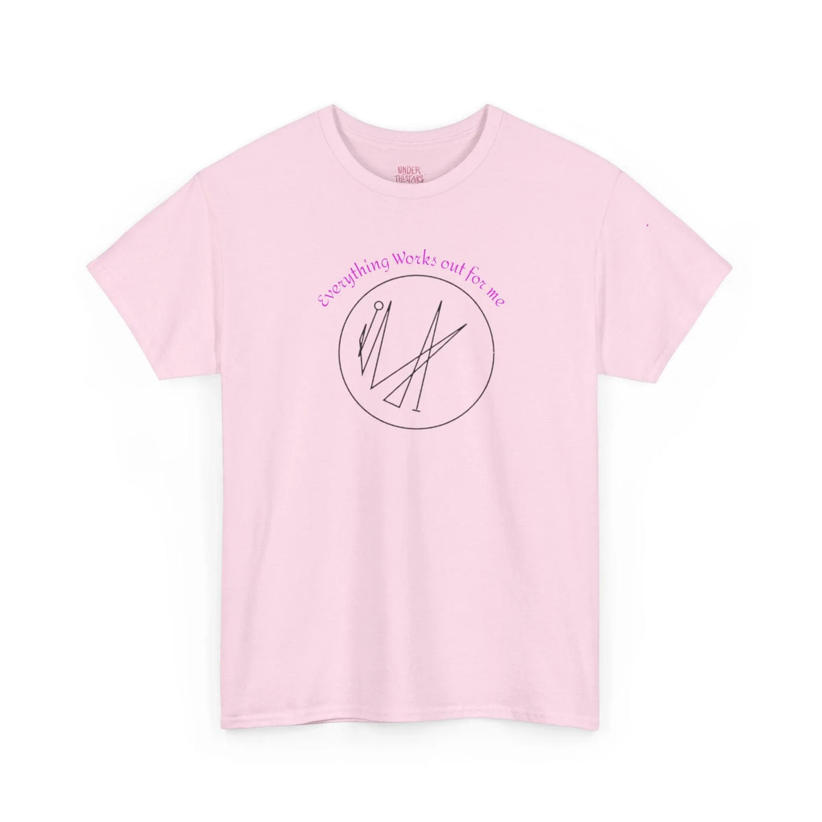 Everything Works Out For Me Sigil Energy Tee - underthestarsbabe