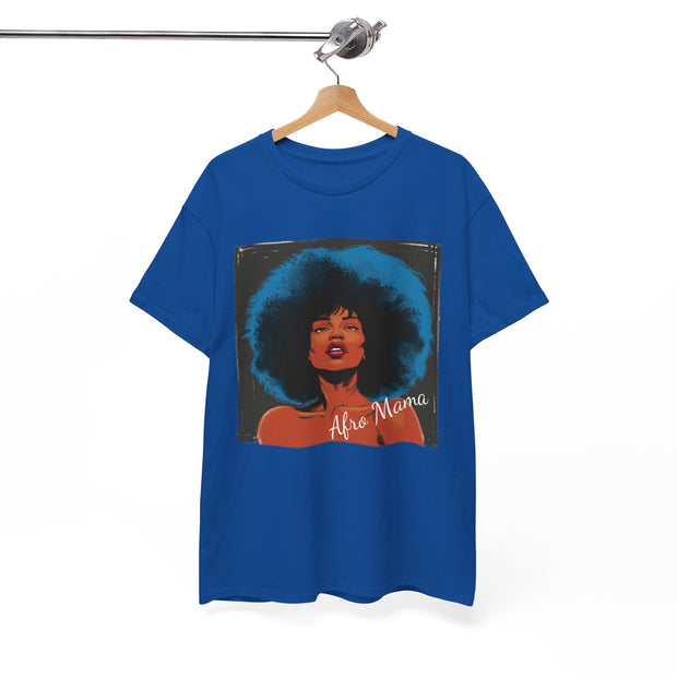 Afro Mama Unisex Heavy Cotton Tee - Unique & Bold - Under the Stars Babe