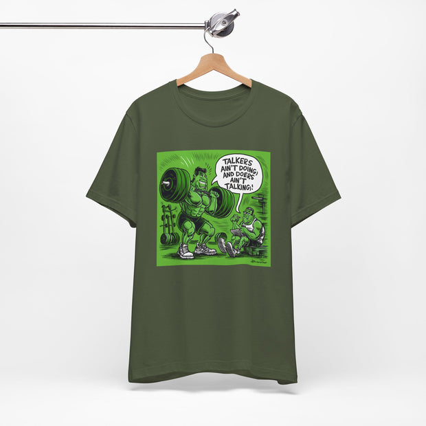 Doers Talkers Unisex Jersey Tee - Motivational & Bold - Under the Stars Babe