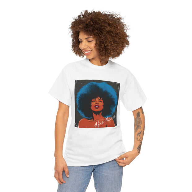 Afro Mama Unisex Heavy Cotton Tee - Unique & Bold - Under the Stars Babe