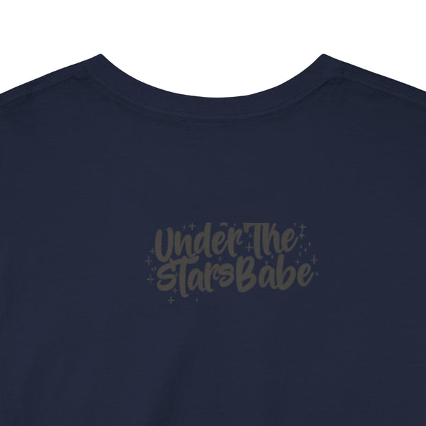 Neon Under the Stars Babe Heavy Cotton Tee - Bold & Trendy
