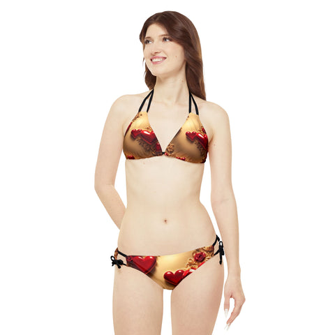 Love Wins Strappy Bikini Set - Trendy & Bold - Under the Stars Babe