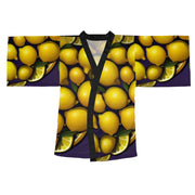 Lemons Long Sleeve Kimono Robe - Bright & Trendy - Under the Stars Babe