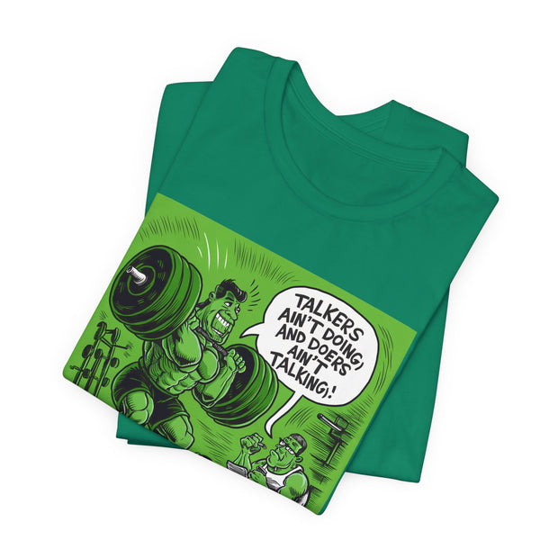 Doers Talkers Unisex Jersey Tee - Motivational & Bold - Under the Stars Babe