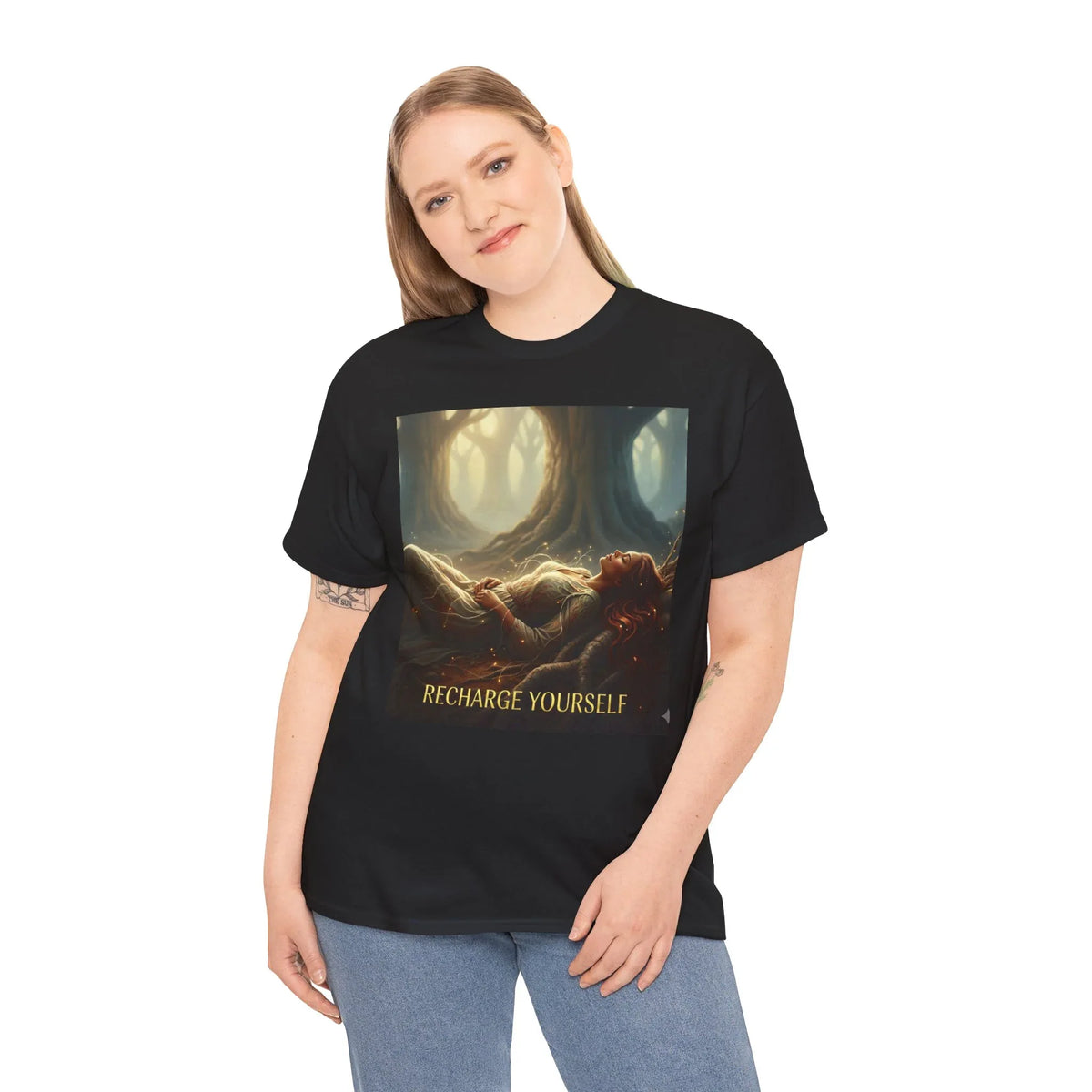Recharge Yourself Wellness T-Shirt - underthestarsbabe