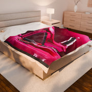Beauty Is Within Velveteen Plush Blanket
