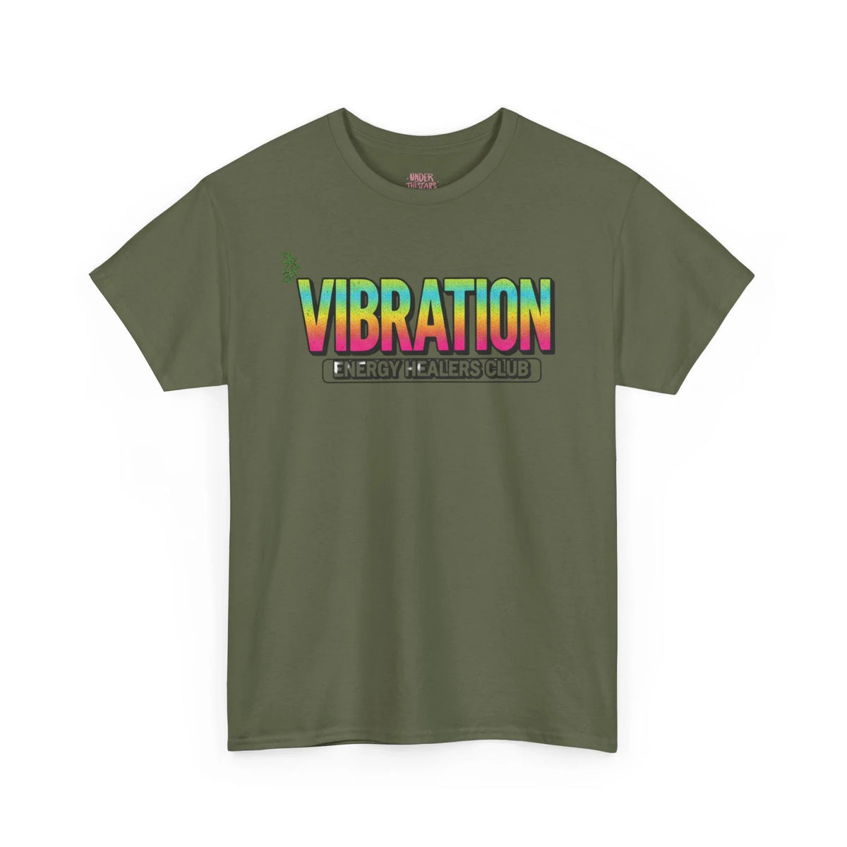 Vibration Healers Club Tee — Spiritual Energy Graphic T‑Shirt - underthestarsbabe