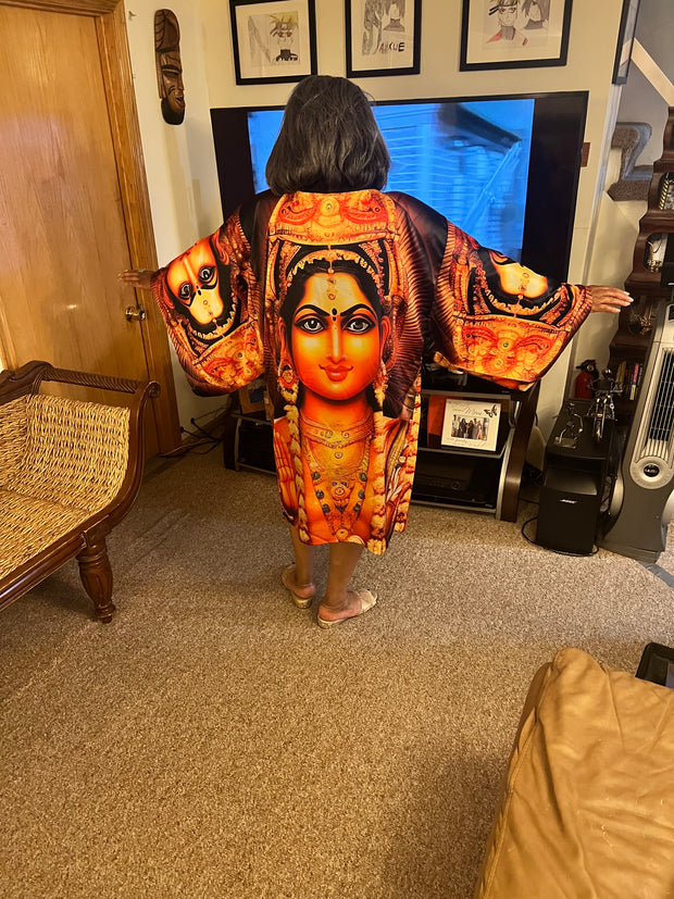 Lakshmi Long Sleeve Kimono Robe - Luxe & Flowing - Under the Stars Babe