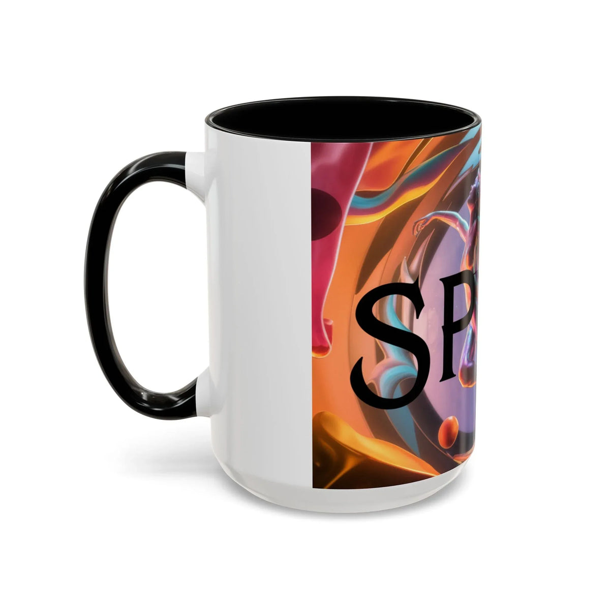 Accent Coffee Mug 11oz - Stylish & Fun - Under the Stars Babe - underthestarsbabe