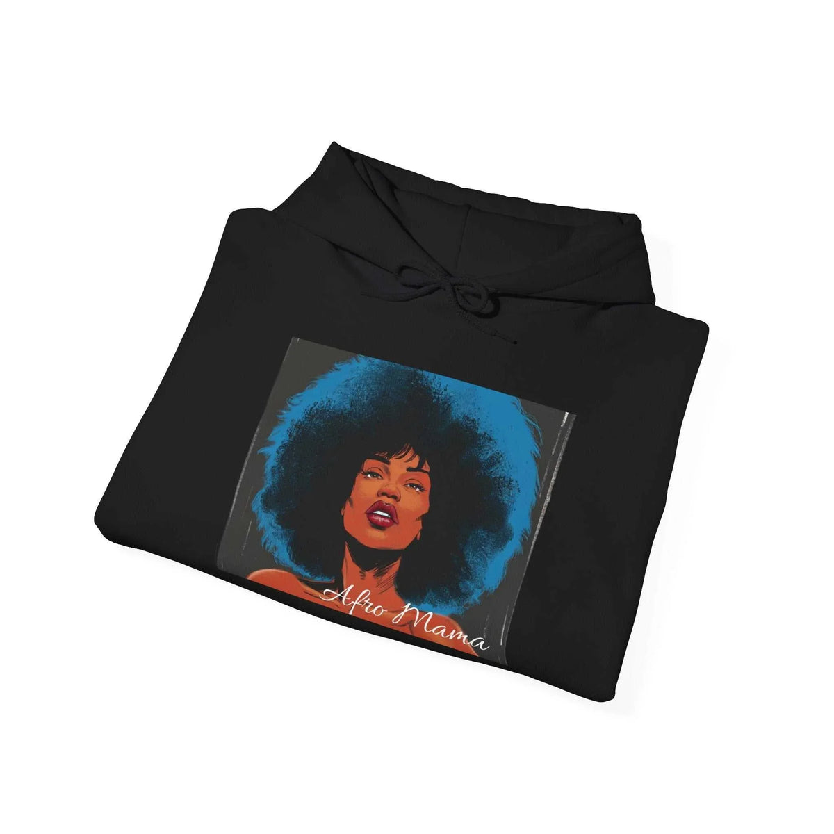 Afro Mama Hooded Sweatshirt - Unisex Heavy Blend™ Cozy & Stylish - underthestarsbabe