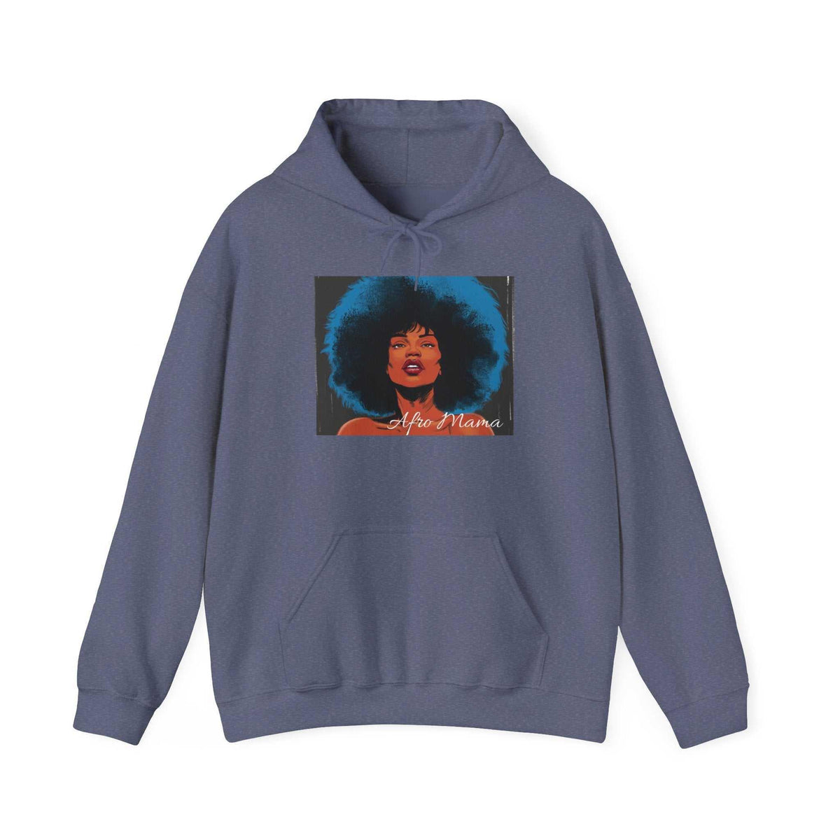 Afro Mama Hooded Sweatshirt - Unisex Heavy Blend™ Cozy & Stylish - underthestarsbabe
