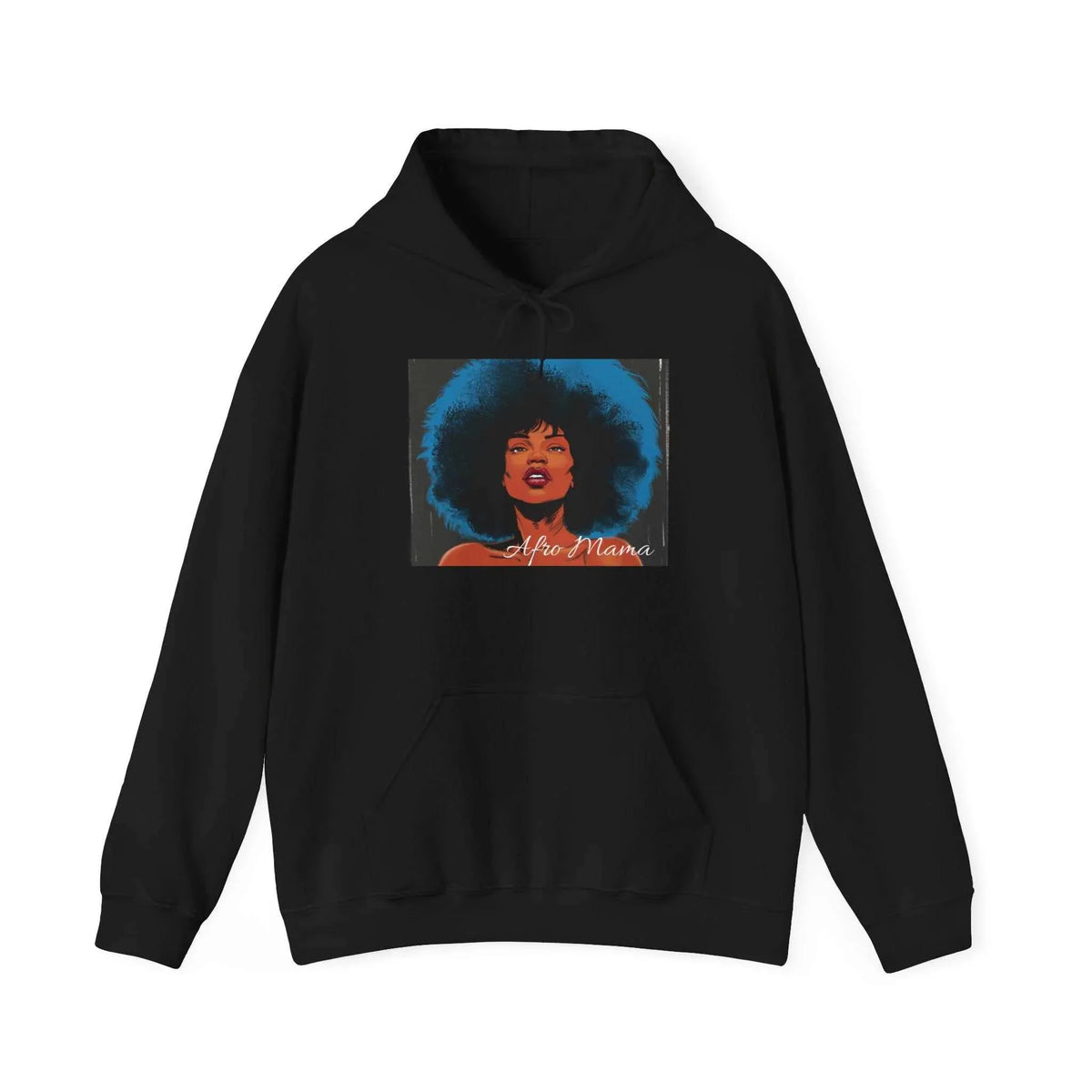 Afro Mama Hooded Sweatshirt - Unisex Heavy Blend™ Cozy & Stylish - underthestarsbabe