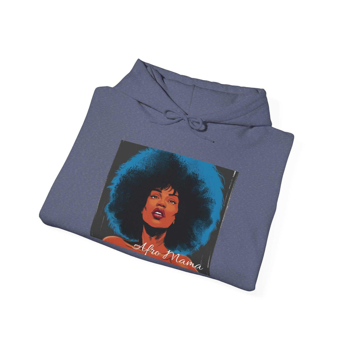 Afro Mama Hooded Sweatshirt - Unisex Heavy Blend™ Cozy & Stylish - underthestarsbabe