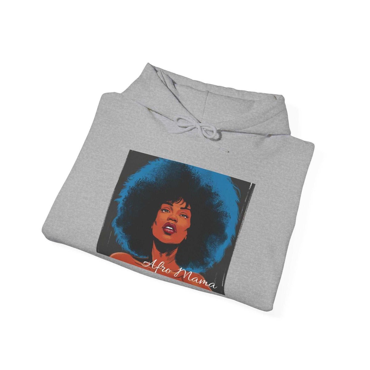 Afro Mama Hooded Sweatshirt - Unisex Heavy Blend™ Cozy & Stylish - underthestarsbabe