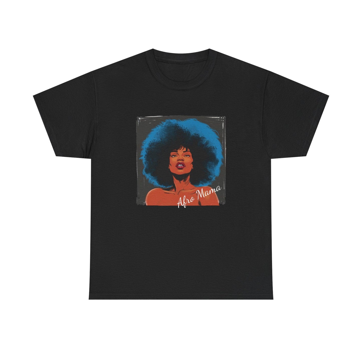 Afro Mama Unisex Heavy Cotton Tee - underthestarsbabe