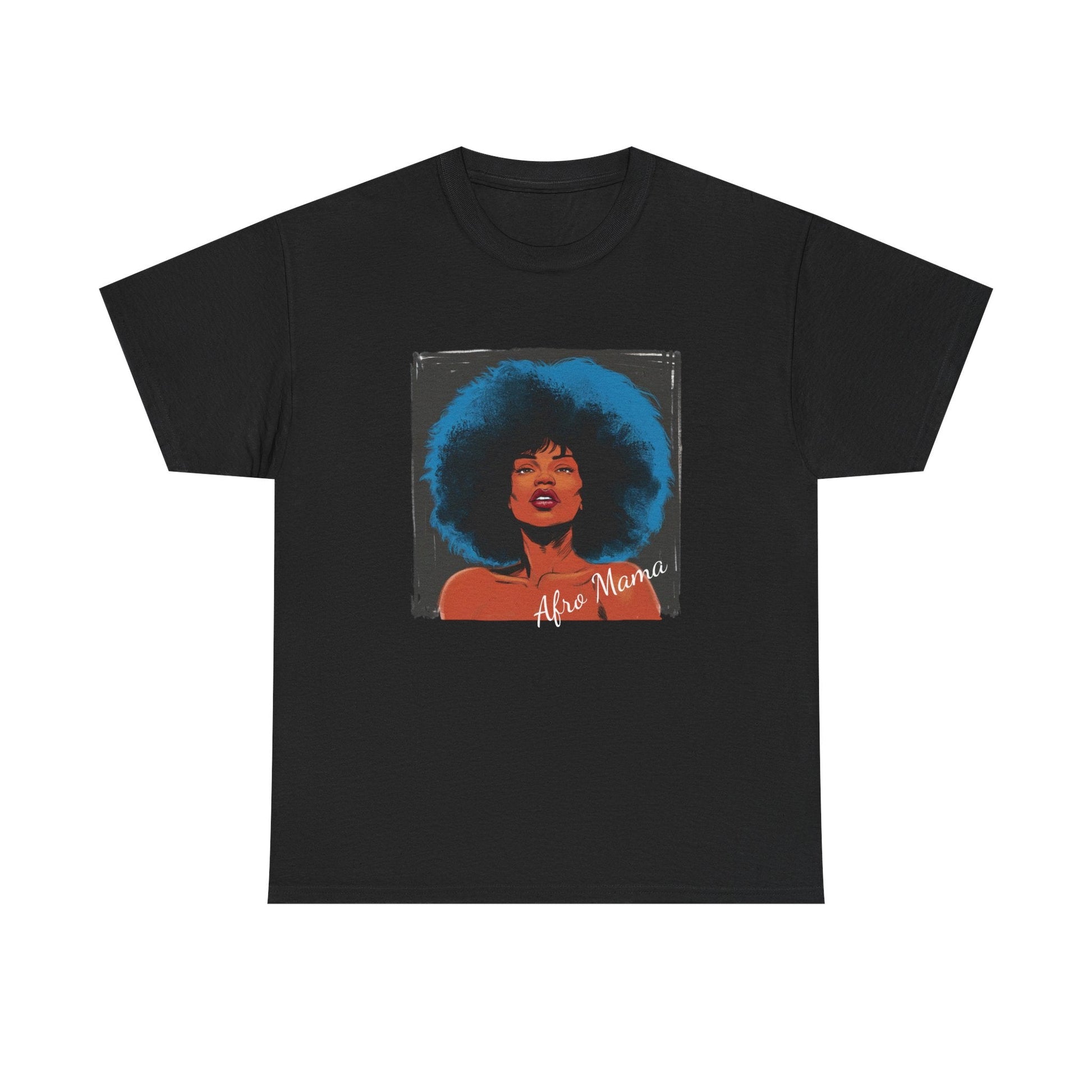 Afro Mama Unisex Heavy Cotton Tee - underthestarsbabe