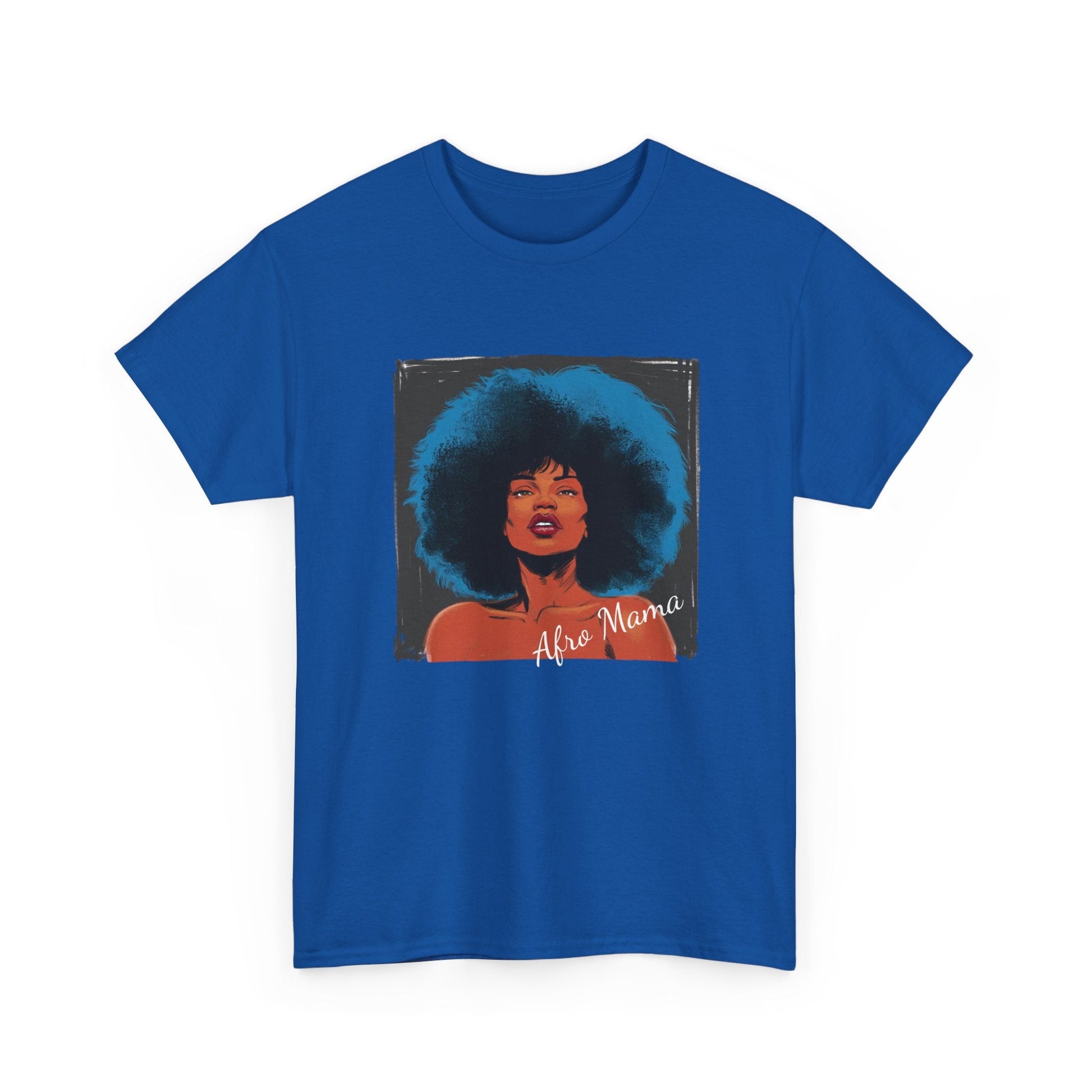 Afro Mama Unisex Heavy Cotton Tee - underthestarsbabe