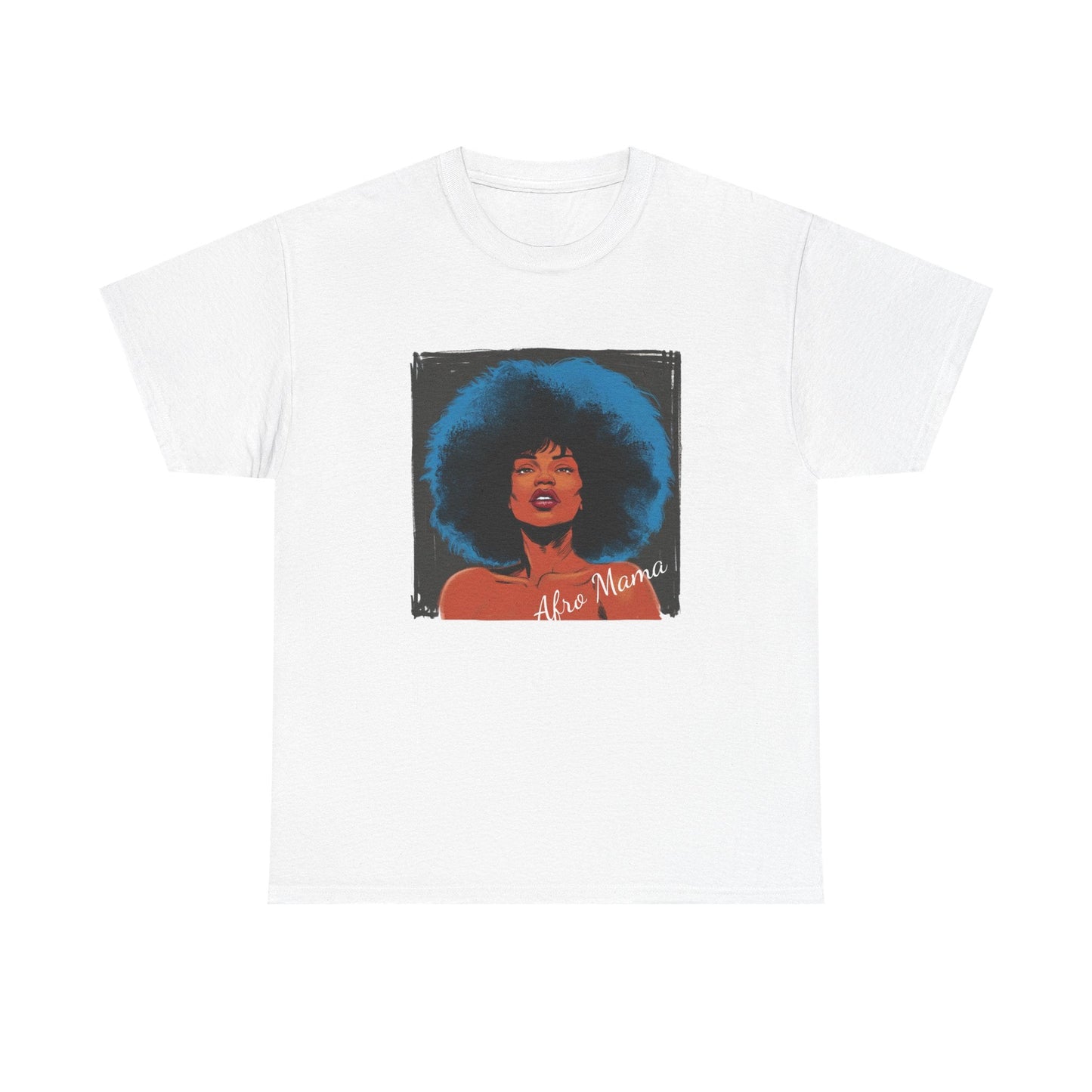 Afro Mama Unisex Heavy Cotton Tee - underthestarsbabe