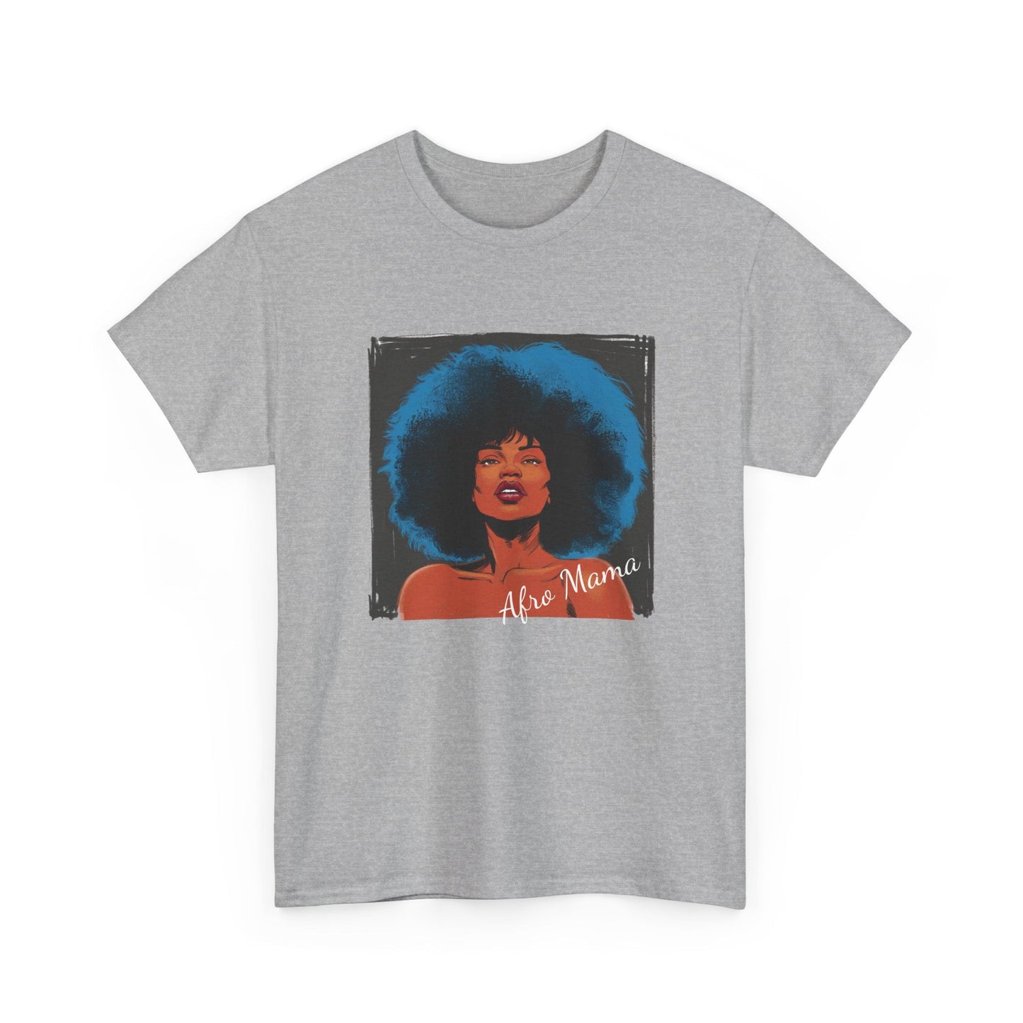 Afro Mama Unisex Heavy Cotton Tee - underthestarsbabe
