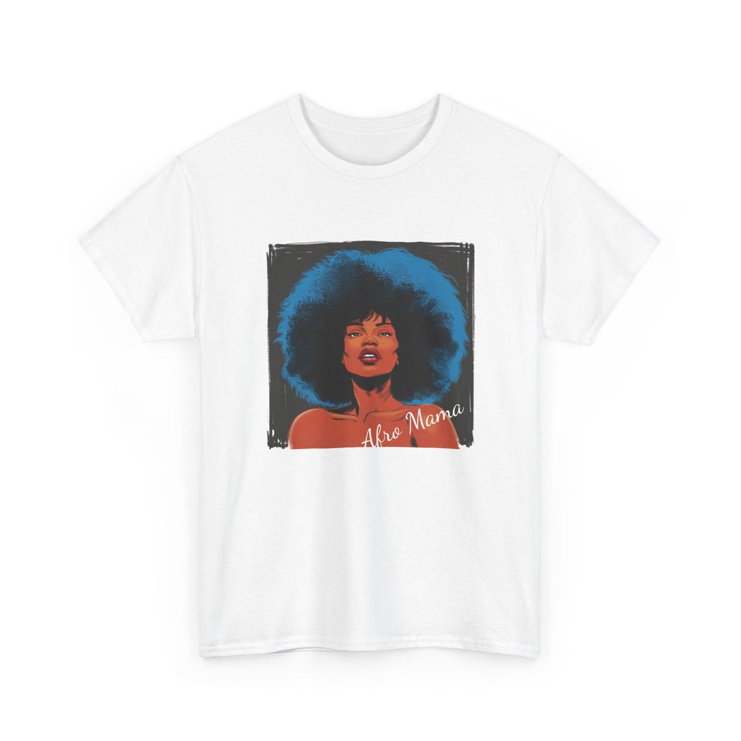 Afro Mama Unisex Heavy Cotton Tee - underthestarsbabe