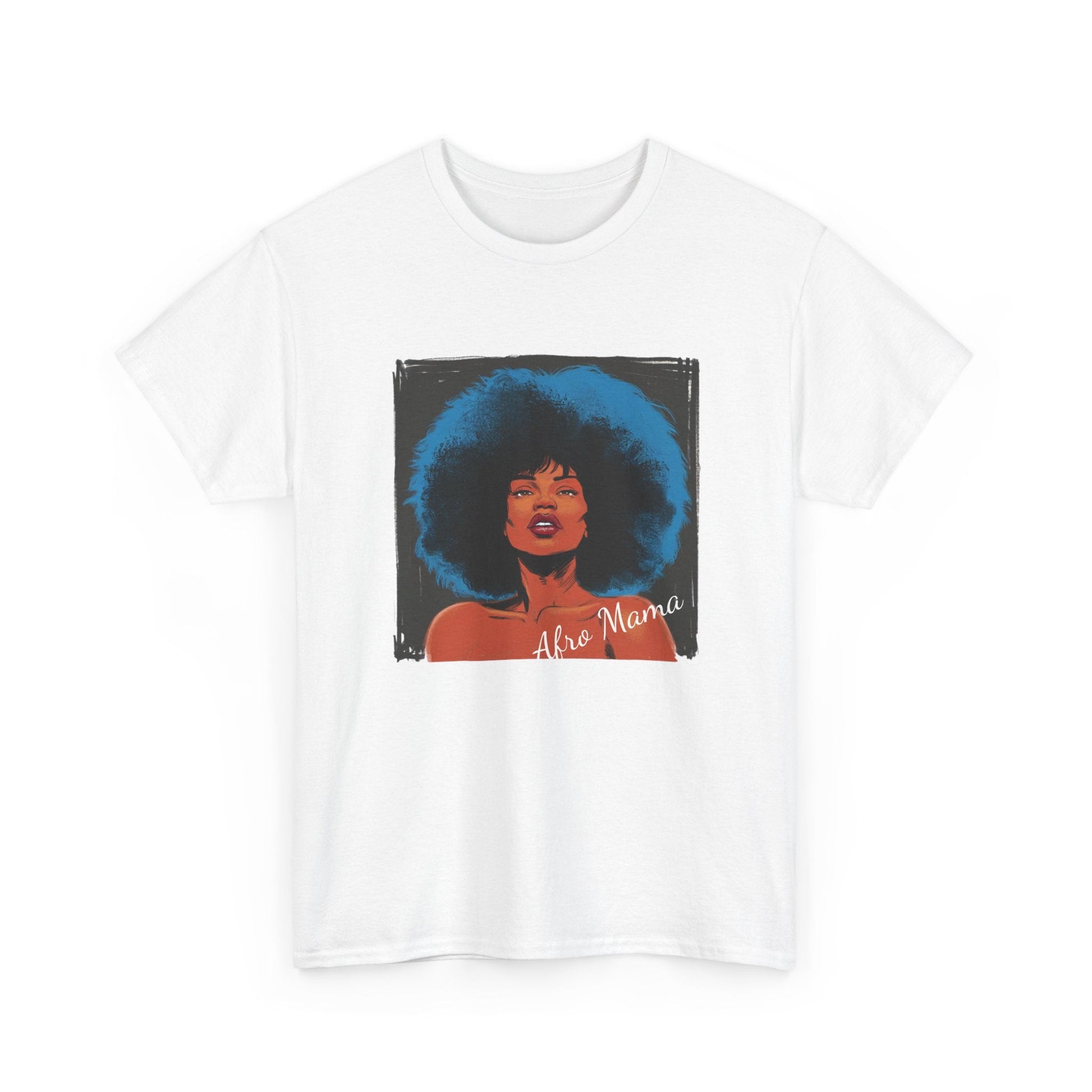 Afro Mama Unisex Heavy Cotton Tee - underthestarsbabe
