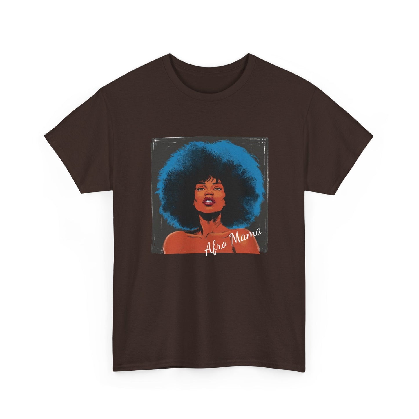 Afro Mama Unisex Heavy Cotton Tee - underthestarsbabe