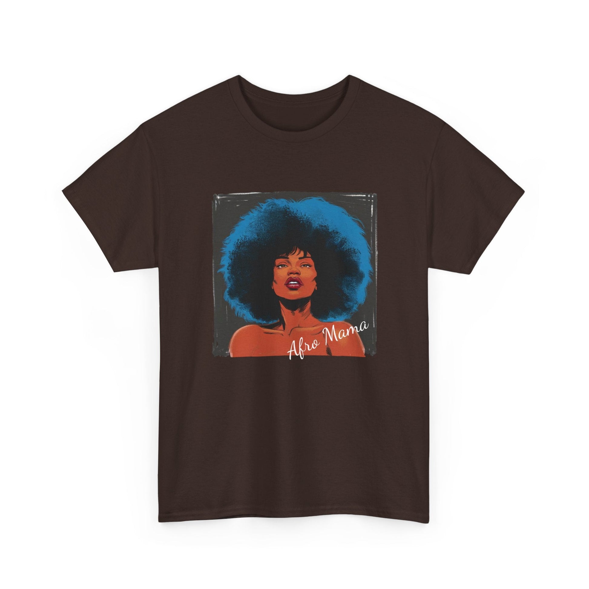 Afro Mama Unisex Heavy Cotton Tee - underthestarsbabe