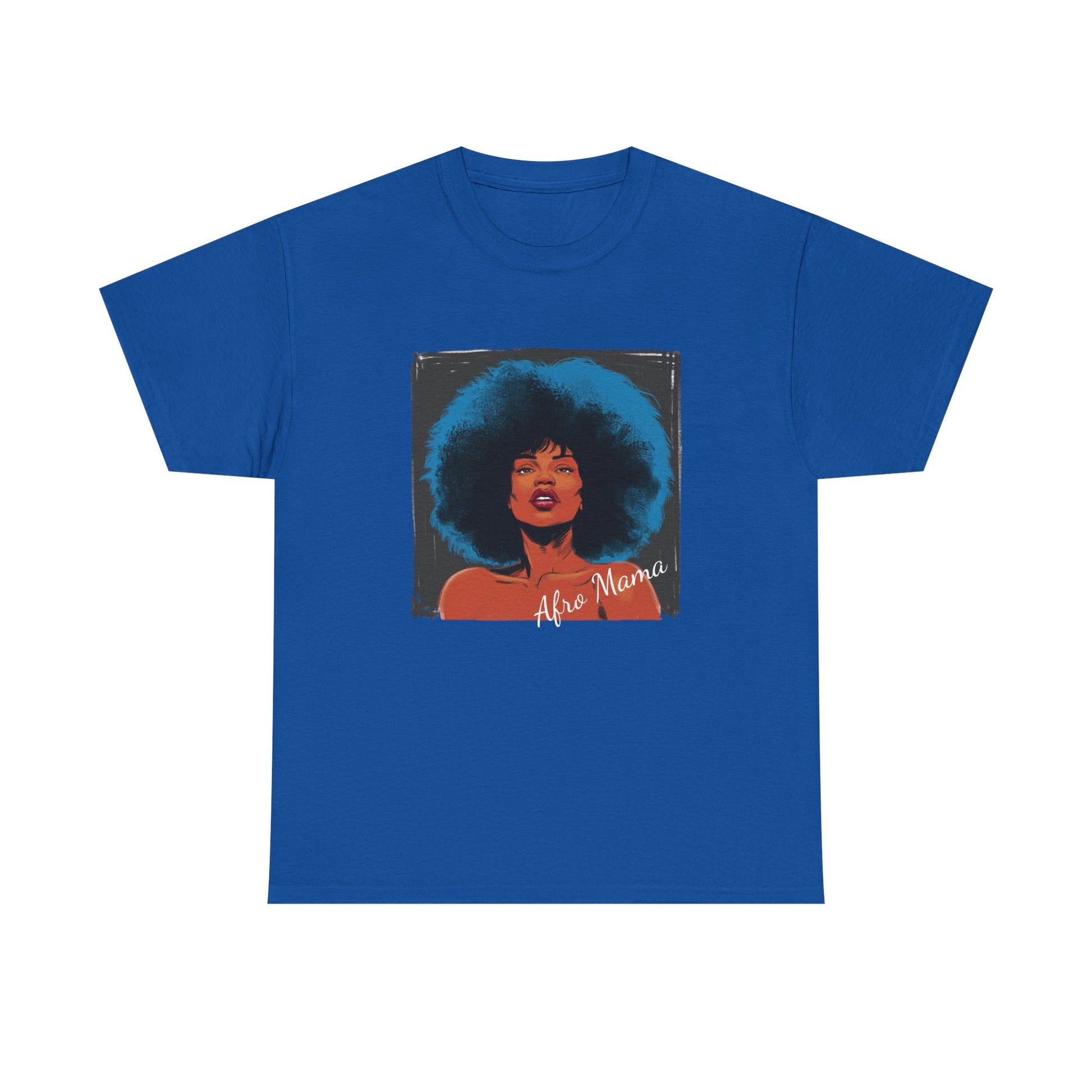 Afro Mama Unisex Heavy Cotton Tee - underthestarsbabe