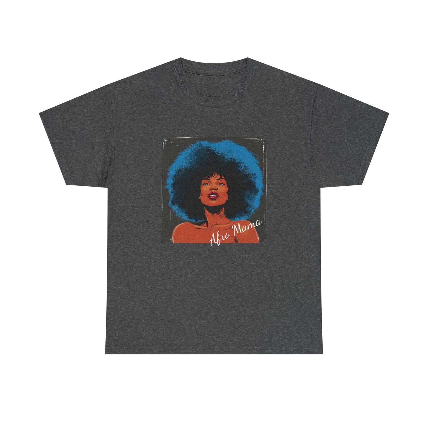 Afro Mama Unisex Heavy Cotton Tee - underthestarsbabe