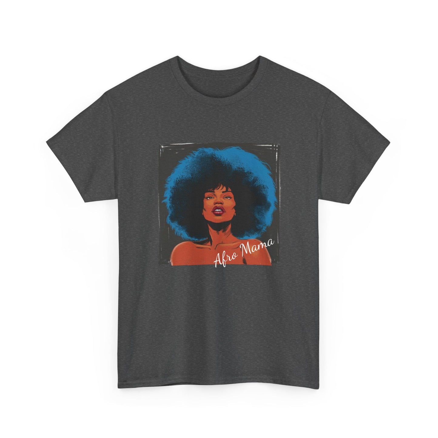 Afro Mama Unisex Heavy Cotton Tee - underthestarsbabe