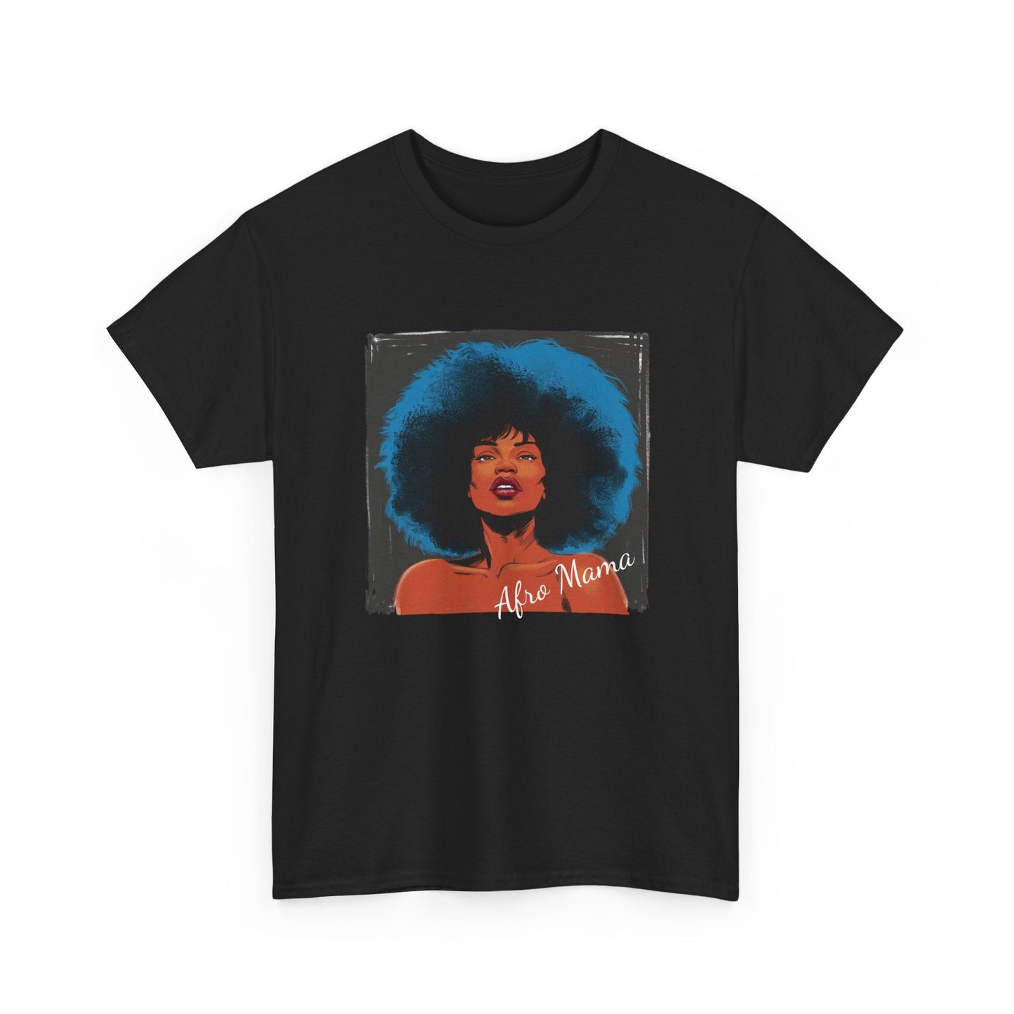 Afro Mama Unisex Heavy Cotton Tee - underthestarsbabe