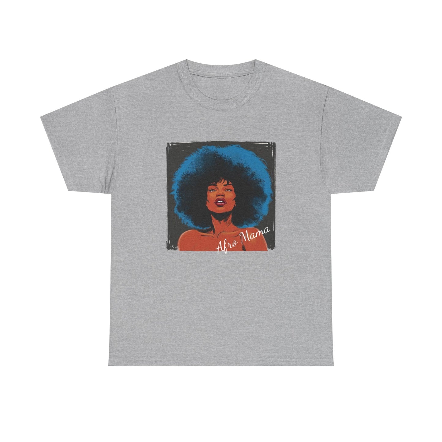 Afro Mama Unisex Heavy Cotton Tee - underthestarsbabe