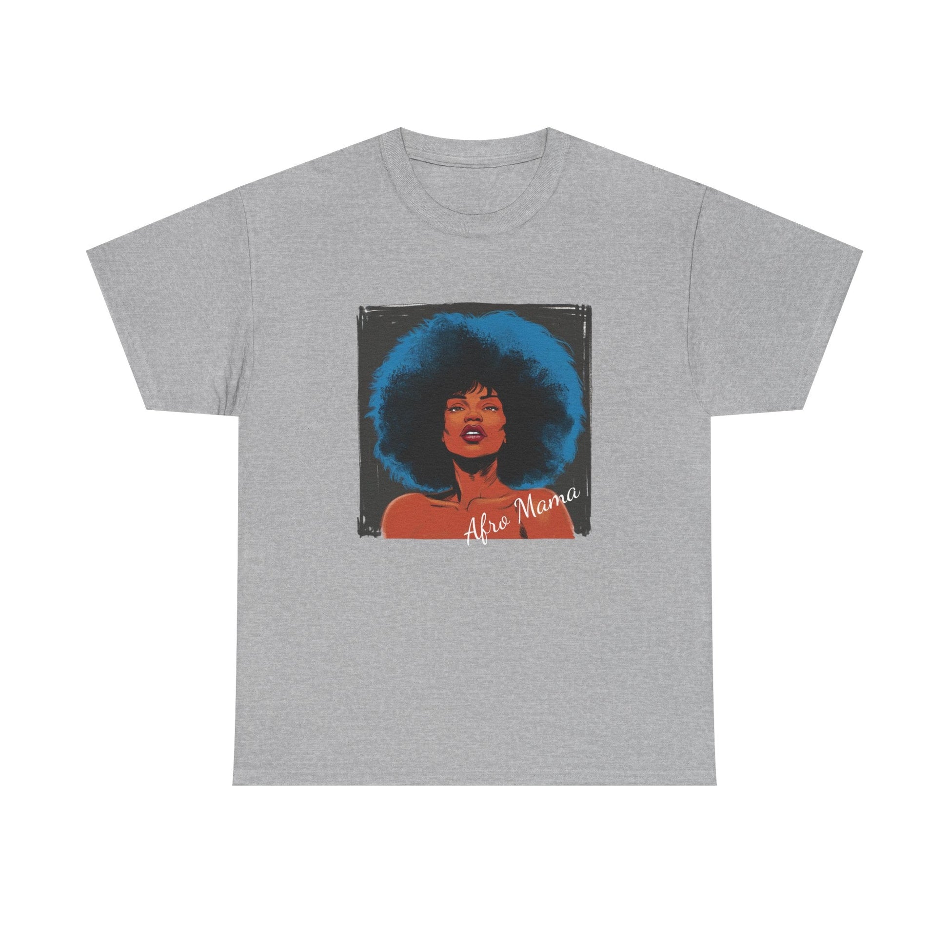 Afro Mama Unisex Heavy Cotton Tee - underthestarsbabe