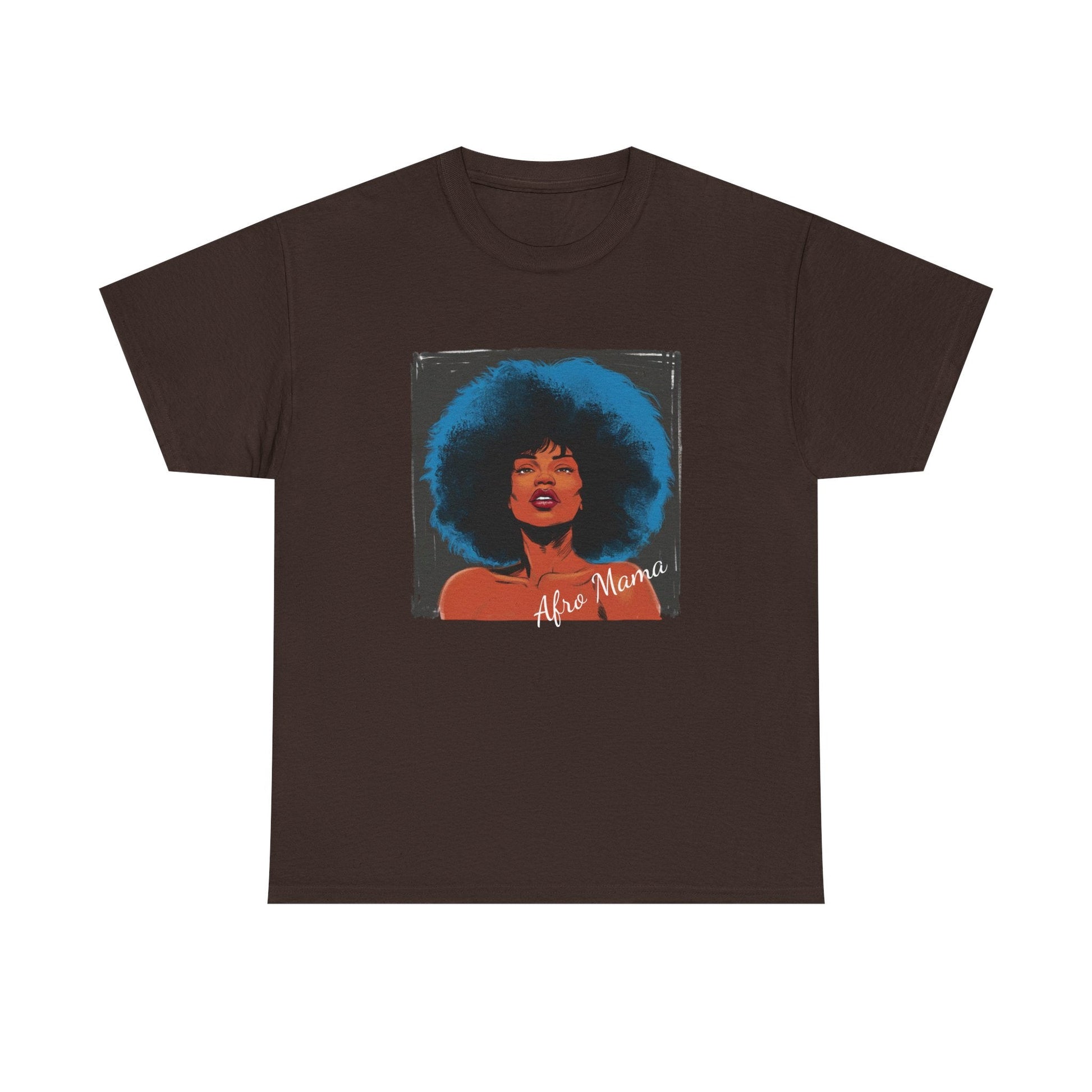 Afro Mama Unisex Heavy Cotton Tee - underthestarsbabe