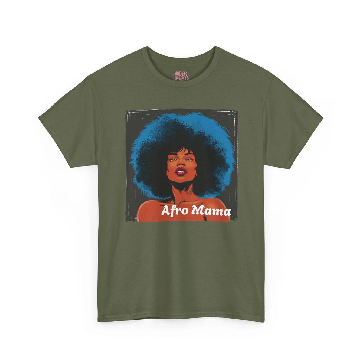 Afro Mama Unisex Tee | Bold Cultural Style & Comfort - underthestarsbabe